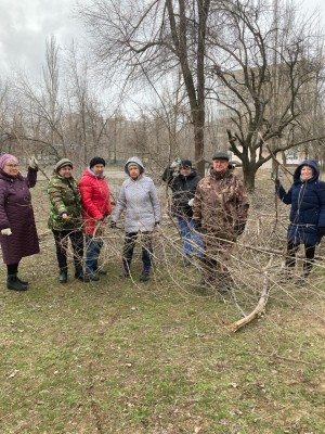 Жители округа №14 помогли в устранении последствий непогоды в Волгодонске 